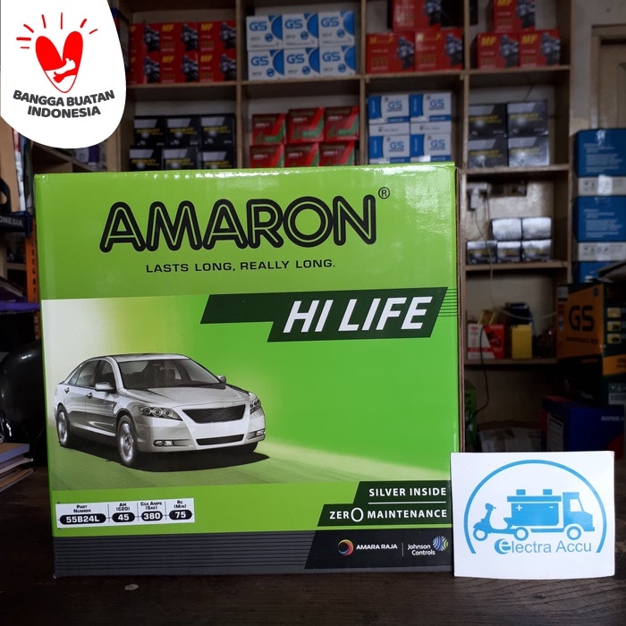 Aki Mobil Nissan Grand Livina Ns60L / 55B24L Amaron Aki Kering