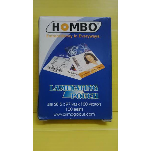 

PROMO - HOMBO PLASTIK LAMINATING KTP - 100 MICRON KERTAS HVS