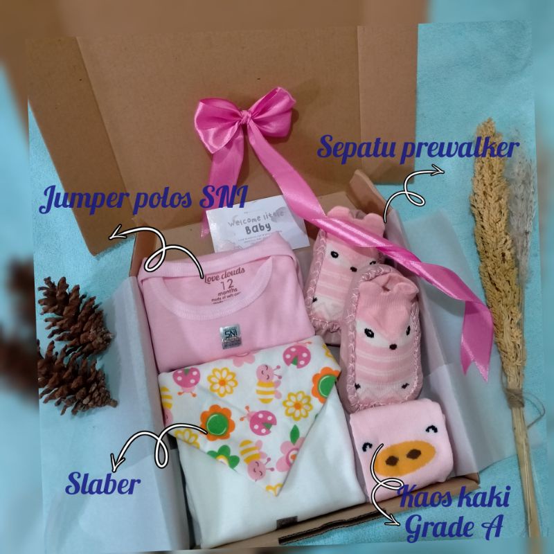 GIFT SET LAHIRAN BAYI | SETELAN ANAK BAYI | KADO BAYI LAHIRAN | HAMPERS BABY NEWBORN | KADO BAYI MURAH