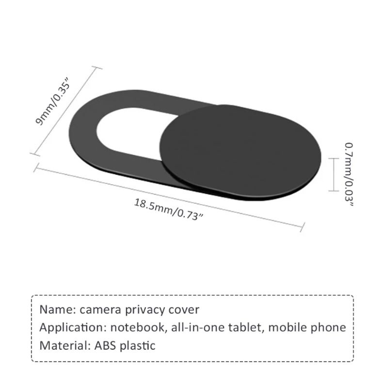 Webcam Cover / Penutup Camera Laptop Handphone