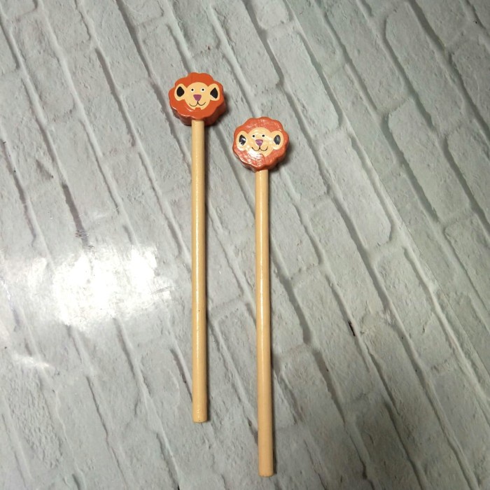 

Produk Unggulan Pensil Pencil Kayu Alat Tulis Stationery Lucu Topper Karakter Singa Gilaa!!!
