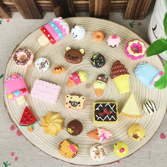 Mini fastfood and Rilakkuma (10pcs)