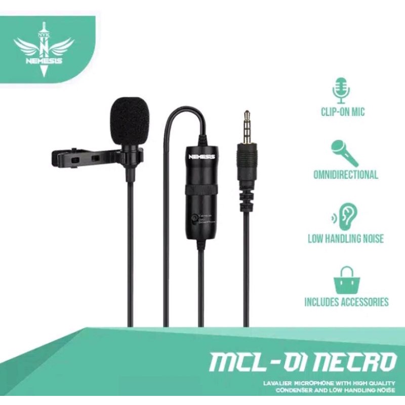 MIC CLIP ON NYK NEMESIS MCL - 01 NECRO