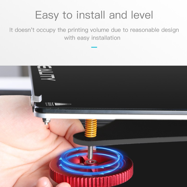 INDOCART Red Nut Large Size 3D Printer for Bed Leveling