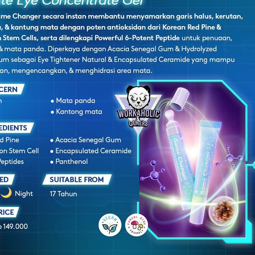 ☈ SOMETHINC Game Changer Ultimate Eye Concentrate Gel Share In Jar ✺