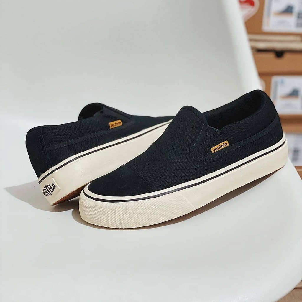 Ventela Urban SlipOn black white