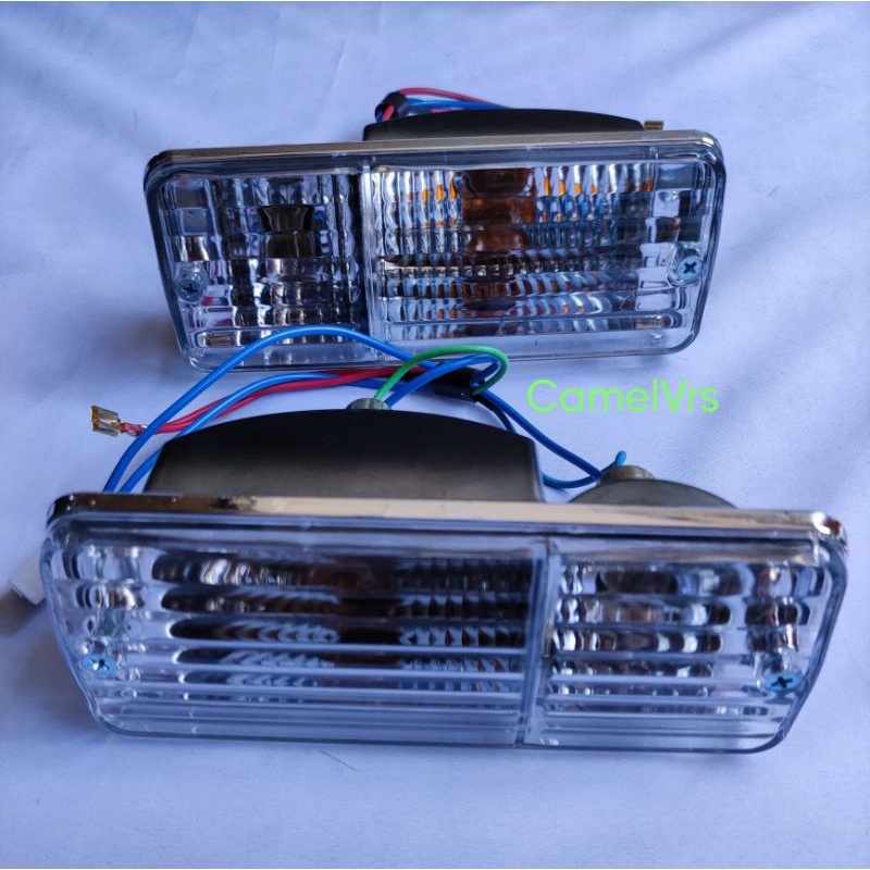 Lampu sein bumper suzuki katana model kristal