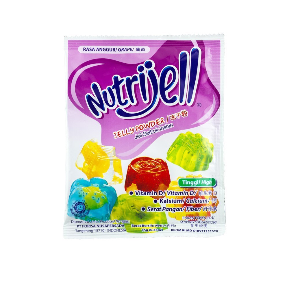 

Nutri jell Rasa anggur 10gr