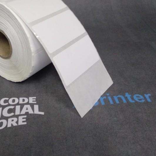 

➾ Stiker Kertas Label Bare Thermal ukuran 50x25mm - 50 x 25 mm ✤