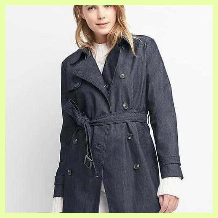 GAP DENIM TRENCH COAT