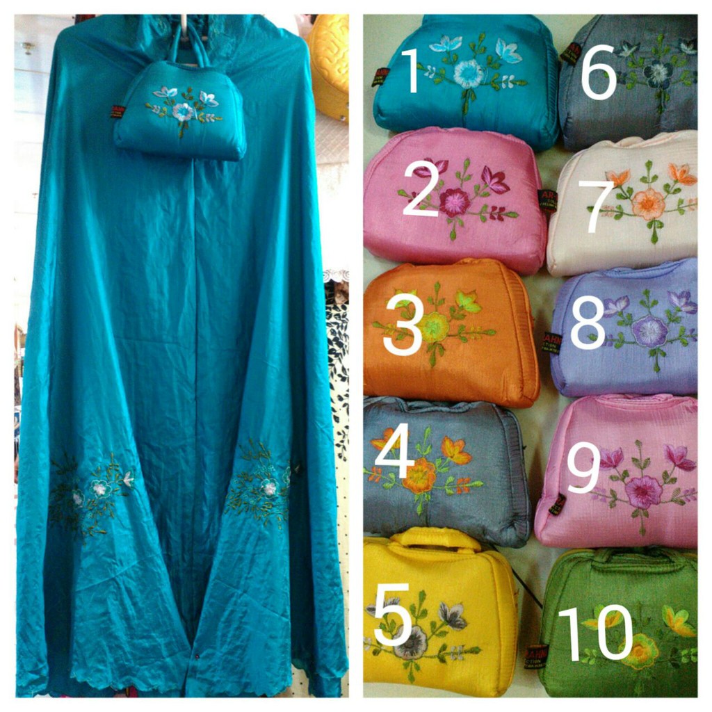 Mukena Parasut Bordir