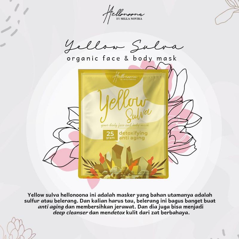 masker organik hellonoona