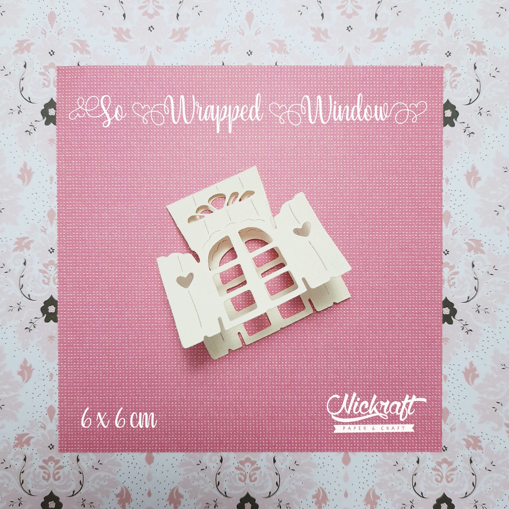 

SO WRAPPED WINDOW - Bahan Scrapbook Tag Label