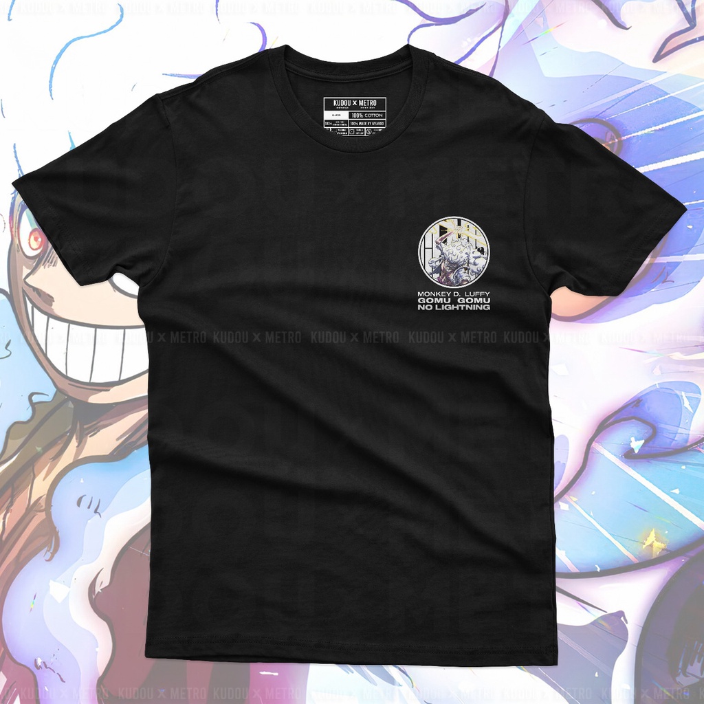 Tshirt Luffy Gear 5 Lightning Force Anime Manga One Pice