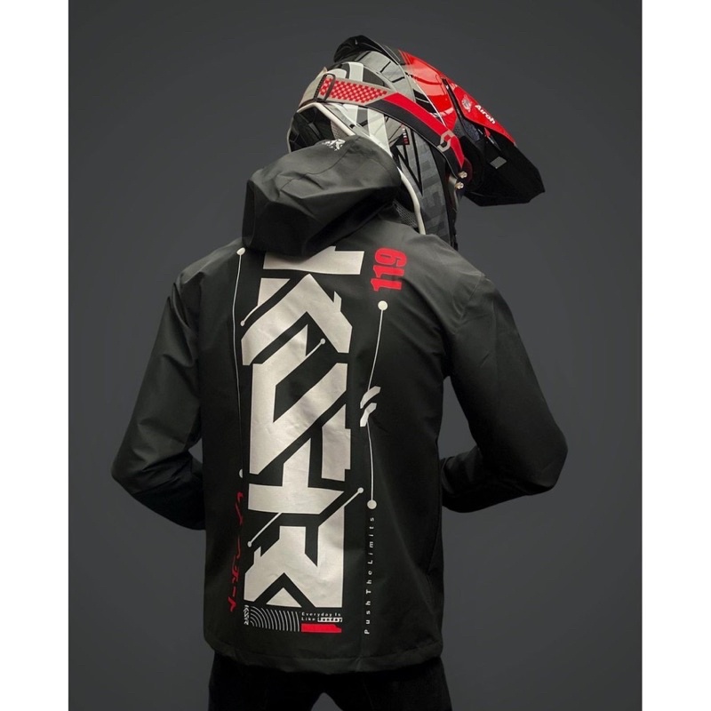 RUNNING JACKET PUSH THE LIMIT BLACK | KSR ONEONENINE
