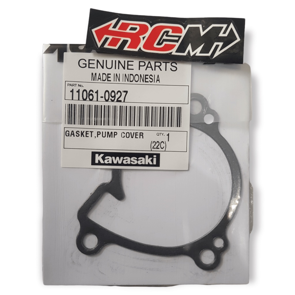 GASKET PAKING PERPAK PUMP COVER WATERPUMP WATER PUMP RADIATOR NINJA 2T 2TAK R RR MONO ORI ORIGINAL KAWASAKI KGP ASLI 11061-0927