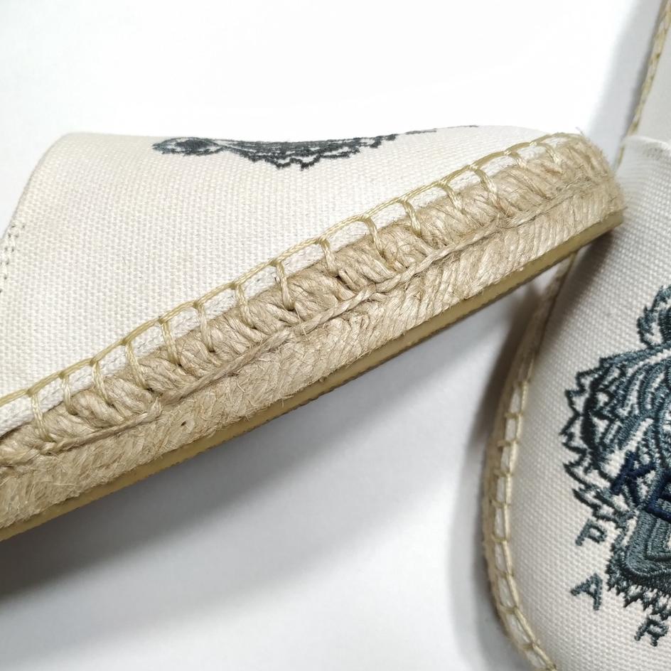 Siap Kirim.. K z Embroidered uppers ladies casual shoes flat shoes fisherman shoes