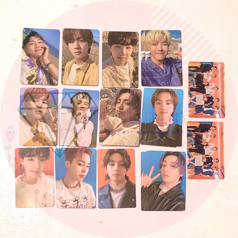 [kstuffind] BTS BUTTER ALBUM PHOTOCARD OFFICIAL PC CREAM PEACHES TAEHYUNG JUNGKOOK JIMIN SUGA JIN