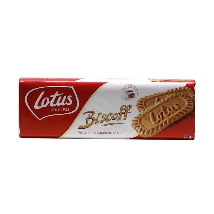 

Wafer-Biskuit- Lotus Biscoff Caramelised Bisc 250 Gr -Biskuit-Wafer.