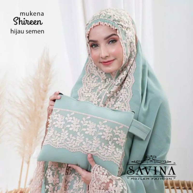 Mukena Dewasa Rayon Jumbo Shireen Renda Mewah/Mukena Dewasa Shireen Jumbo Rayon premium