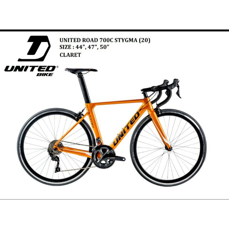 sepeda balap united stygma 700c