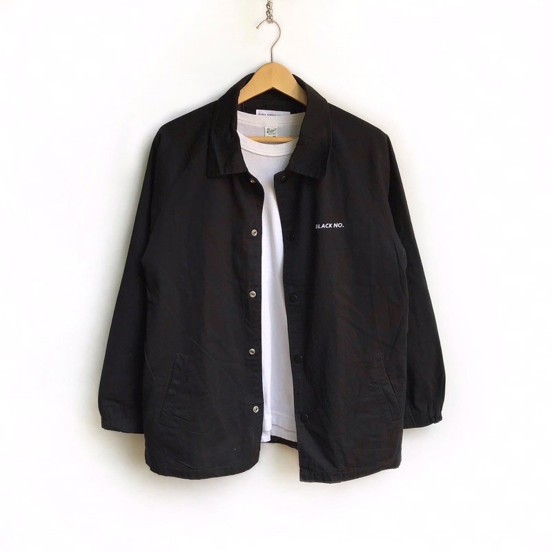 Coach Jacket Black Number / Studios