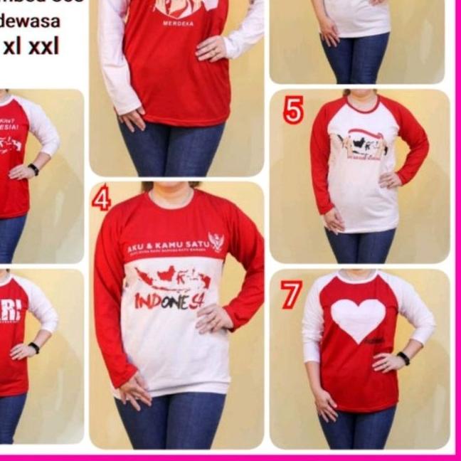 ☀ KAOS MERAH PUTIH SPESIAL 17 AGUSTUS 2021 ℗