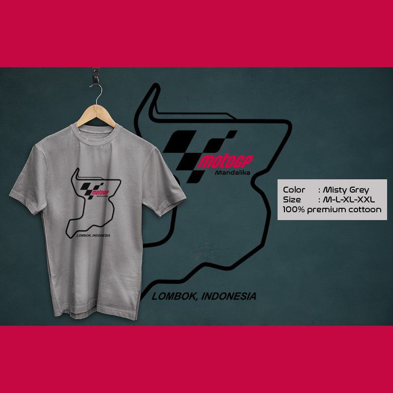 Kaos MotoGP Mandalika Lombok Berkualitas