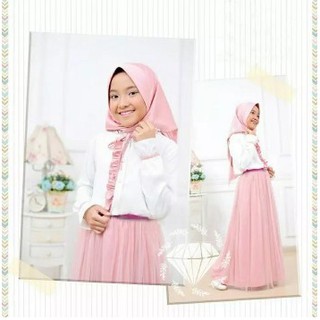  BAJU  SETELAN ANAK  PEREMPUAN SET 3IN1 THALIA KID BAHAN  