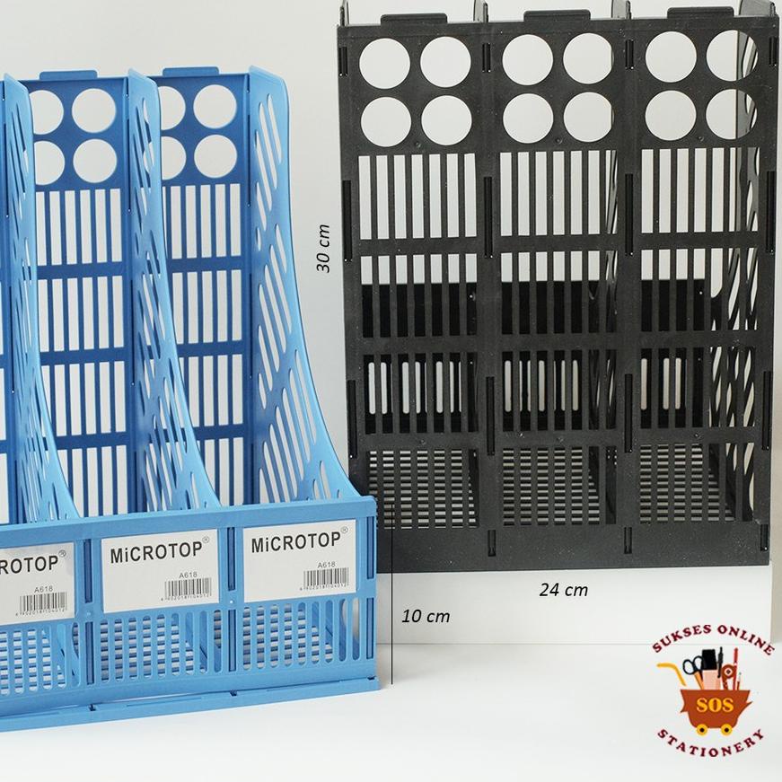 

Star Seller..!!GG Box File 3 susun MICROTOP A-618 / Box File Plastik / Box Keranjang