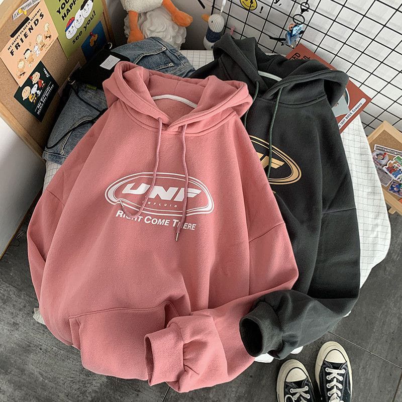 HOODIE UNISEX WANITA RIGHT COME THERE / HOODIE WANITA TEBAL