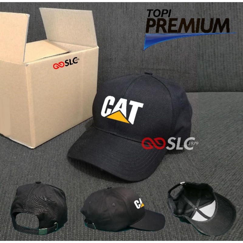 TOPI BASEBALL PREMIUM CATERPILLAR CUSTOM LOGO SENDIRI