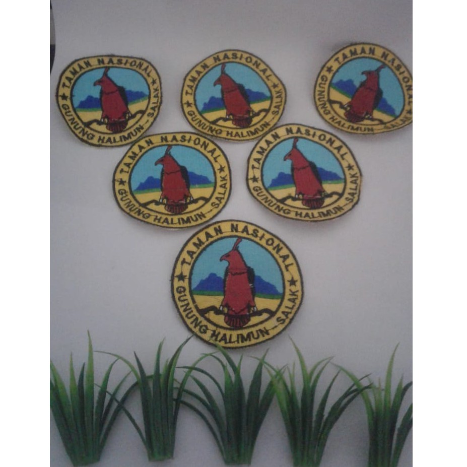 EMBLEM BORDIR PENDAKI GUNUNG HALIMUN