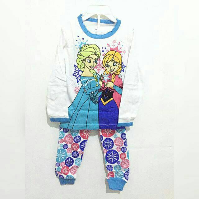 Piyama Baby Cop Elsa Anna
