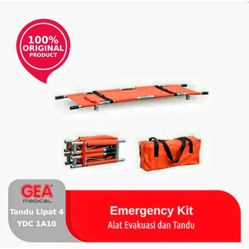 Tandu Lipat 4 GEA YDC 1A10 / Tandu PMR PMI / Tandu Aluminium Ringan
