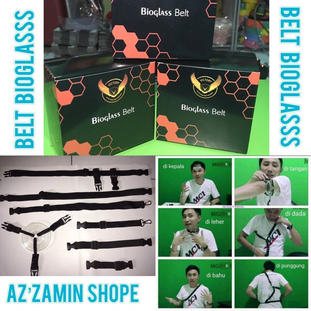 Bioglass belt mci belt bio glass mci sabuk bioglass mci belt bioglass  plus box dan  pakai kancing