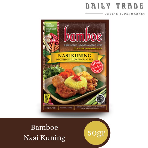 

Bamboe Bumbu Instan Nasi Kuning 50gr