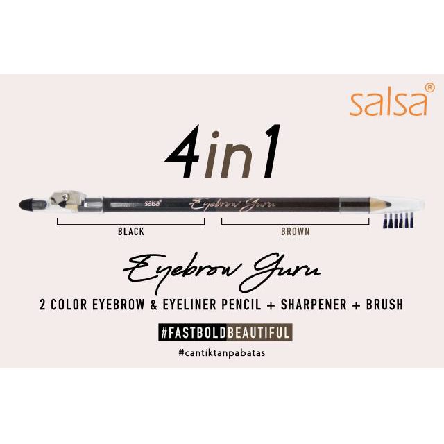 SALSA PENSIL ALIS 4 IN 1 / EYEBROW GURU 4.9 BPOM