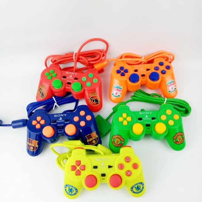 stik ps2 tw kabel serat / stik ps2 warna / stik ps2 bola