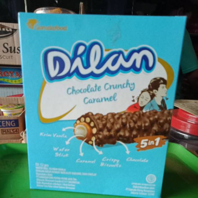 

DILAN chocolate crunchy isi 12pc