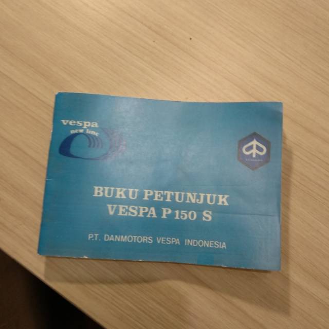 manual book, buku manual repro vespa ps