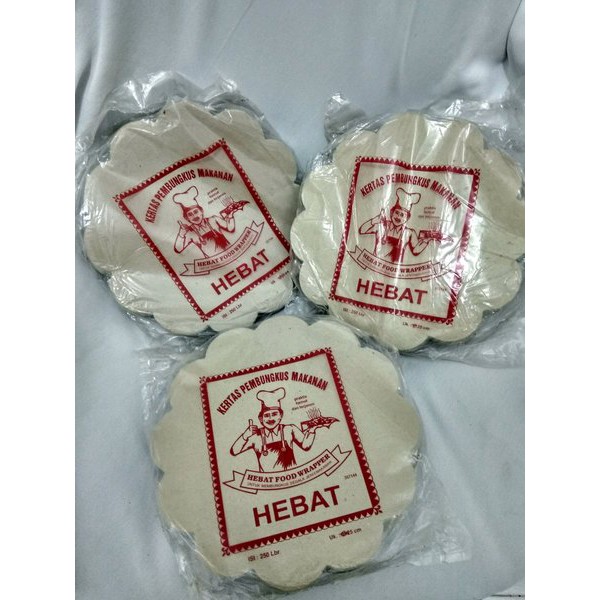 

Kertas Nasi Motif Bunga 250 Lembar - 25cm