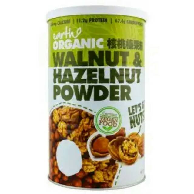 

Earth Orgamic Walnut & Hazelnut Powder 500gr