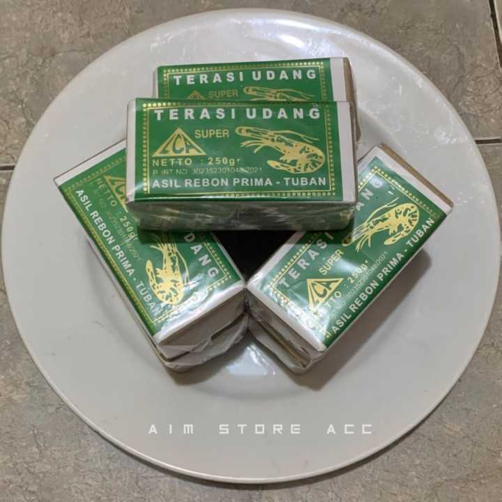 Terasi Udang Super 250gram Terasi Enak Terasi Asil Rebon Prima - Tuban