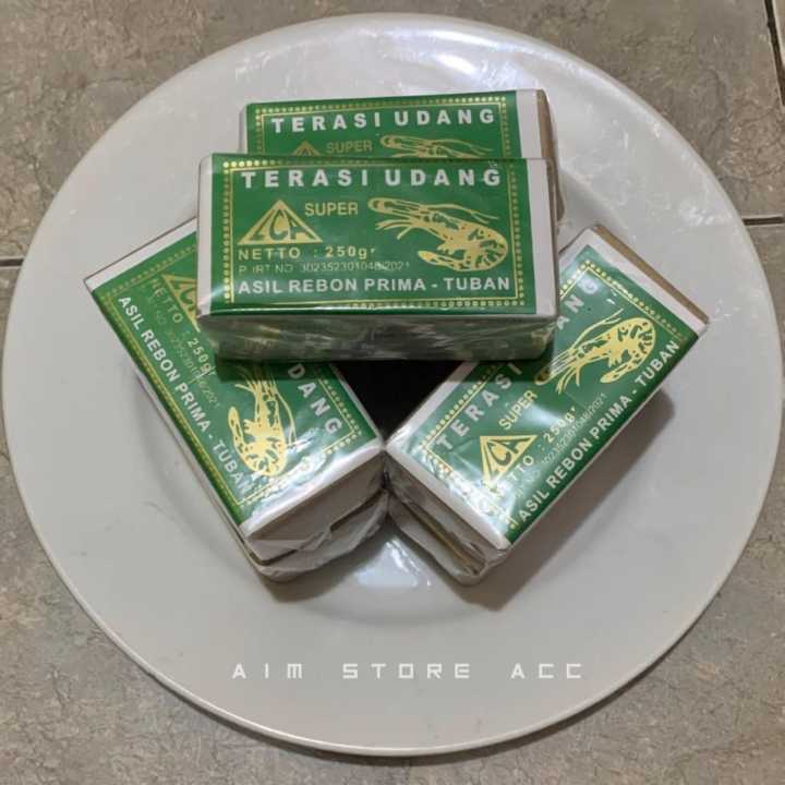 Terasi Udang Super 250gram Terasi Enak Terasi Asil Rebon Prima - Tuban