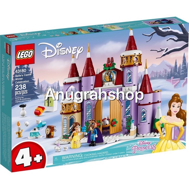 LEGO 43180 DISNEY Belle Castle Winter Celebration