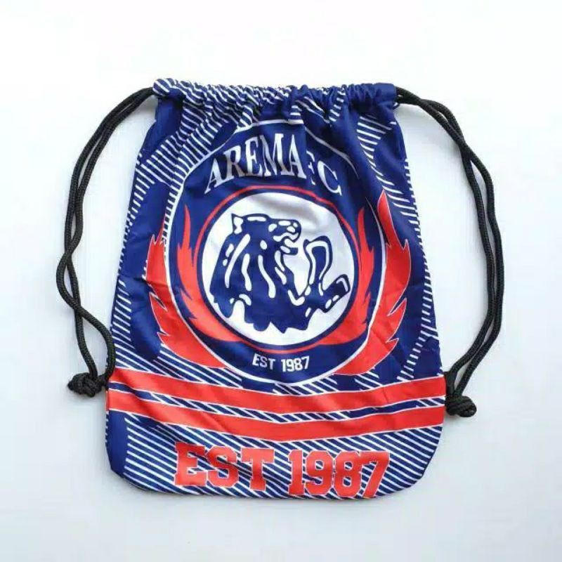 TAS PRIA SERUT GYMSACK CLUB BOLA AREMA PERSIJA PERSIB PERSEBAYA LIGA INDONESIA MURAH