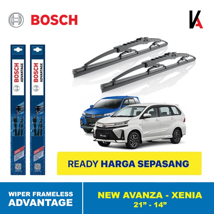 WIPER BLADE MOBIL AVANZA / XENIA ALL NEW BOSCH ADVANTAGE 21&quot; - 14&quot; ORIGINAL