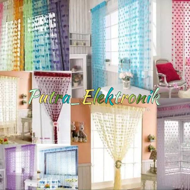 TIRAI BENANG LOVE/TIRAI BENANG MOTIF , TIRAI PINTU,TIRAI JENDELA