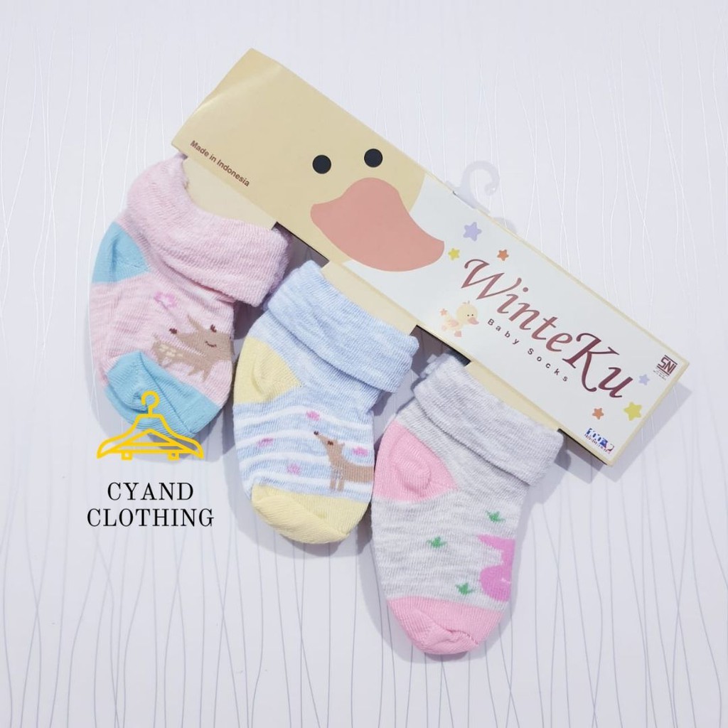 kaos kaki bayi lucu murahh paket isi 3 pasang